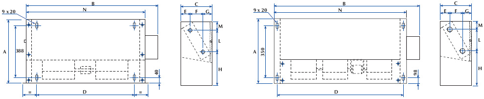 Вентиляторные доводчики канального типа Aermec FCX-P
