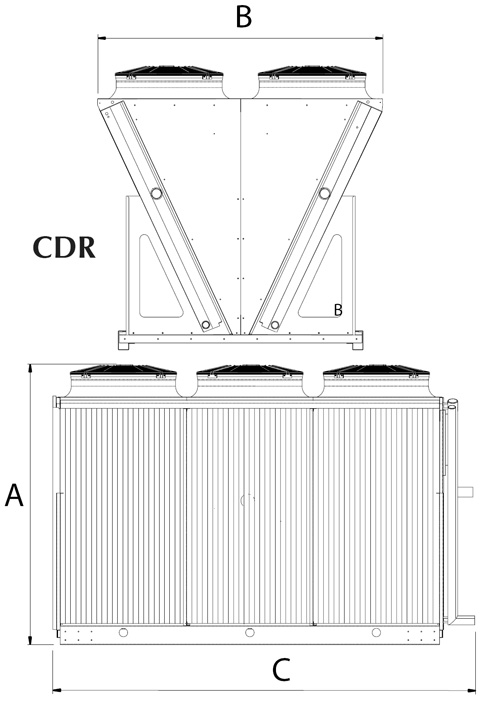 Выносные конденсаторы Aermec CDR