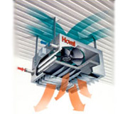 Обладнання для рециркуляционного повітряного опалення для приміщень з висотою до 6 м Hoval TopVent HV