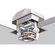 Крышное устройство для вентиляции, обогрева и охлаждения супермаркетов Hoval TopVent commercial CAU/CUM