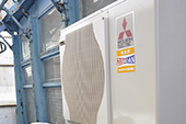 Монтаж теплового насоса Mitsubishi Electric Zubadan при реконструкции системы отопления магазина