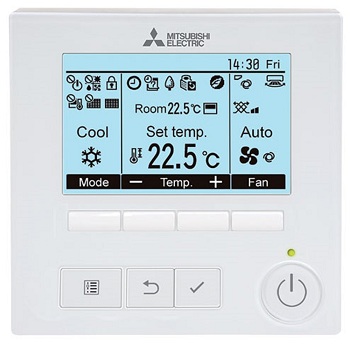 <p align="center"><font color="#045a95">Індивідуальний пульт управління<br /><strong>Mitsubishi Electric PAR-40MAA</strong></font></p> <p align="center"><font color="#045a95">Індивідуальний пульт управління<br /><strong>Mitsubishi Electric PAR-40MAA</strong></font></p>