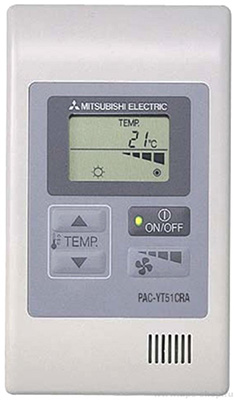 <p align="center"><font color="#045a95">Спрощений ME-пульт управління<br /><strong>Mitsubishi Electric PAC-SE51CRA</strong></font></p> <p align="center"><font color="#045a95">Спрощений ME-пульт управління<br /><strong>Mitsubishi Electric PAC-SE51CRA</strong></font></p>