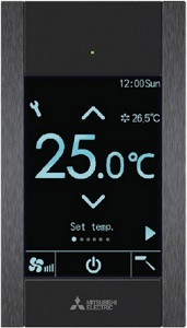 <p align="center"><font color="#045a95">Сенсорний пульт управління<br /><strong>Mitsubishi Electric PAR-CT01MAR-PB</strong></font></p>